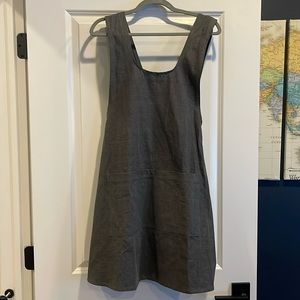 Grey world market apron